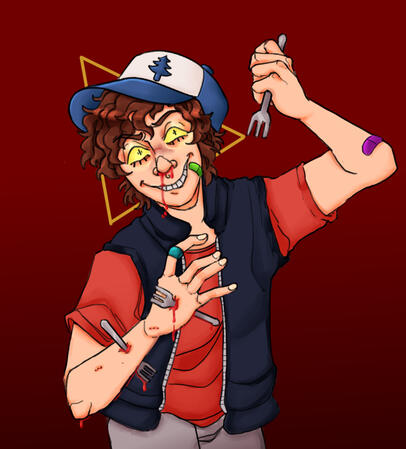 Waist up, fully rendered